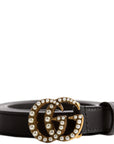 GCCI GG Marmont Pearly Belt Size / Black