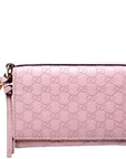 GCCI MicroGCCIssima Business Card Case Pink