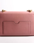 GCCI Padlock Calfskin Shoulder Medium Pink