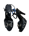 Black Shoes Luxury Designer By GCCI, Size: 11