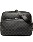 Black LV Damier Graphite Sac Leoh