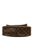 Brown LV Monogram Looping Mini Shoulder Bag