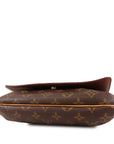 Brown LV Monogram Musette Tango Long Strap Crossbody Bag