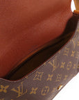 Brown LV Monogram Musette Tango Long Strap Crossbody Bag