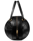 (WMNS) GCCI Unisex Leather Enamel Logo Handbag Black 536110-0PL0T-1000