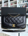 *Rare Re-issue* CH Diana - Modern Reissue Lambskin Quilted Black Gold Hardware Series 20