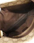 GCCI GG Supreme 295257 Women's Shoulder Bag Beige,Brown