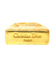 CHRISTIAN D1OR Canage Lady Gold Keychain Charm