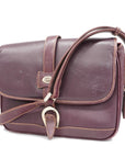GCCI GG Canvas Shoulder Bag 001 106 0466 Women's Leather Bordeaux
