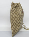 GCCI Old 97 19 302 Leather,GG Supreme Shoulder Bag Beige
