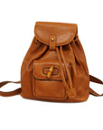 GCCI Bamboo Rucksack 003 2058 0030 Undefined,Leather Backpack Brown