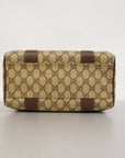 GCCI Handbag 000 40 0207 Women's Leather Handbag Beige,Brown