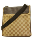 GCCI GG Canvas 27639 Women's GG Canvas Shoulder Bag Beige,Brown
