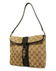 GCCI Jackie Shoulder Bag 001 3734 Women's GG Canvas Beige,Brown