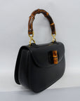 GCCI Bamboo 2WAY Bag 000 2046 0633 Women's Leather Handbag,Shoulder Bag