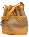 GCCI Micro GG 001 165 0937 Women's PVC,Leather Shoulder Bag Beige