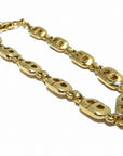 CHRISTIAN D1OR CD Logo Bracelet Gold Metal Brand Accessory Women's