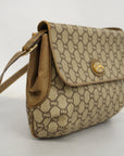GCCI GG Plus 122754 PVC Shoulder Bag Beige,Brown