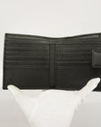 GCCI GG Marmont Gold Hardware 456122 Women's Leather Wallet Black