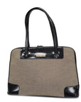 GCCI Handbag 0021122 Women's Canvas,Leather Handbag Navy