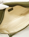 GCCI Jumbo GG 645093 Men's Leather Sling Bag Khaki