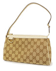 GCCI GG Canvas Pouch 145750 Women's Pouch Beige,Ivory