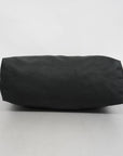 GCCI GG Nylon 314529 Nylon,Leather Shoulder Bag Black