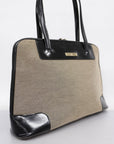 GCCI Handbag 0021122 Women's Canvas,Leather Handbag Navy