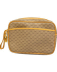 GCCI Micro GG Clutch Bag 014 14 0028 Women's PVC,Leather Clutch Bag Beige
