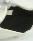 GCCI Bamboo 235320 Women's Leather Shoulder Bag Ivory