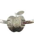 Christian D1OR Choker Necklace Apple Pink Silver Metal 0157