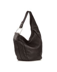 GCCI Black Leather Hobo Bag