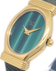 Christian D1OR 3009 Ladies Quartz Watch Gold Green 05418