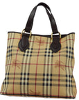 BBERRY Beige House Check Tote HandBag 172436