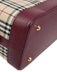 BBERRY Beige Nova Check HandBag 172490