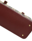 BBERRY Beige Nova Check HandBag 172490