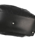Christian D1OR Black Lambskin Bucket Handbag