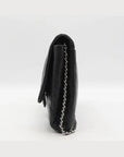 A65051 Black Caviar TIMELESS Classic Chain Flap Clutch and Shoulder Bag CH