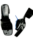 Black Sandals Luxury Designer By GCCI, Size: 7.5
