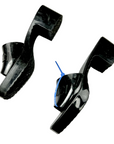 Black Sandals Luxury Designer By GCCI, Size: 7.5