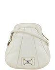 BBERRY Blue Label Plate Logo Leather Shoulder Bag