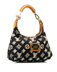 Black LV Monogram Bulles PM Hobo Bag