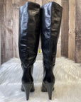 Black Shoes Luxury Designer GCCI, Size 8.5