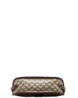 GCCI GCCI GG Supreme Sy Line Shoulder Bag Brown Beige PVC Leather GCCI GCCI