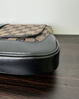 Borse GCCI in Tela Nero Canvas Handbag LB