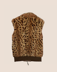 CHRISTIAN D1OR AW 2004 CHEETAH PRINT FUR VEST