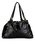GCCI Bride Double G Sy Line Tote Bag 162094 Black G Patent Leather GCCI