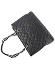 A50995 Caviar Grand Shopping silver shoulder bag 34090K 2 CH