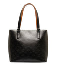 Black LV Monogram Mat Stockton Tote Bag