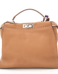 FNDI Brown Peekaboo Handbag